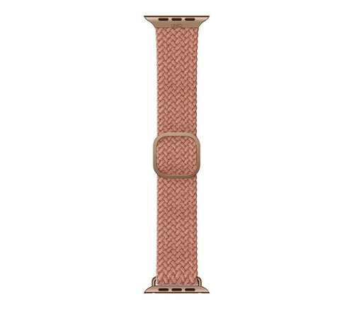 Ремешок Uniq для Apple Watch 41/40/38 mm ASPEN Strap Плетеный розовый - фото 4