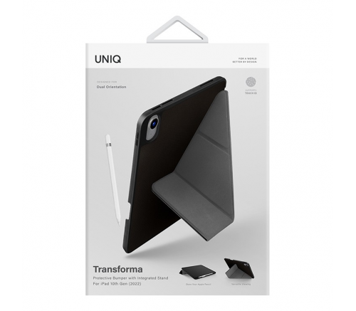 Чехол Uniq для iPad 10.9 (2022 10th Gen) Transforma черный - фото 4