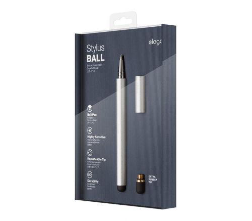 Стилус-ручка Elago Pen Ball Silver - фото 5