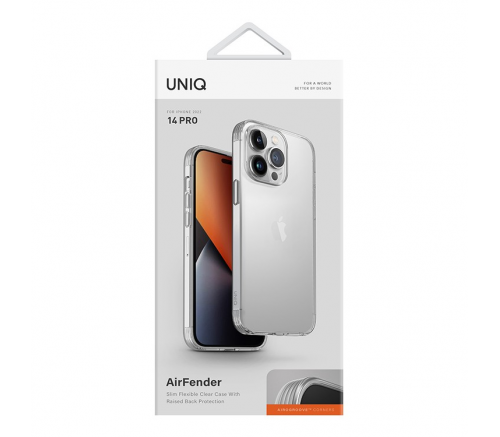 Uniq для iPhone 14 Pro чехол Air Fender прозрачный - фото 6