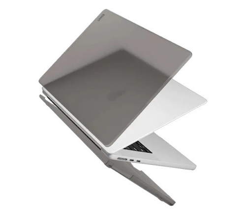 Чехол Uniq для Macbook Air 13 (2022 M2) HUSK Pro Claro (Матово-серый) - фото 5