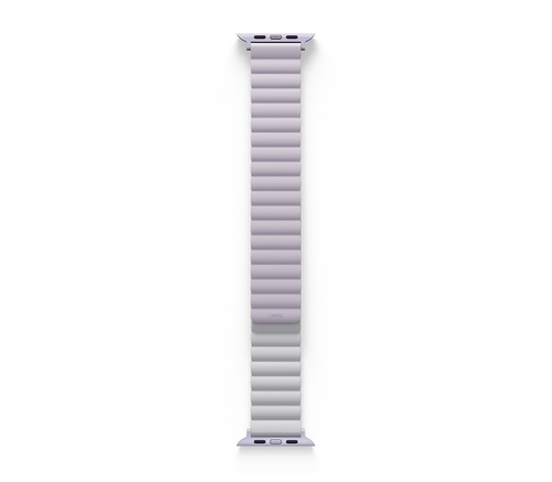 Ремешок Uniq для Apple Watch 49/45/44/42 mm Revix реверсивный магнитный Сиреневый/Белый - фото 6