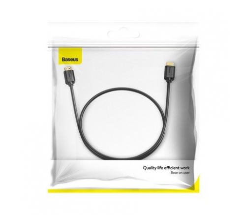 Кабель Baseus high definition Series HDMI To HDMI Adapter Cable 1m Black - фото 6