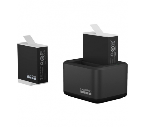 Зарядное устройство GoPro HERO9/10/11 Dual Enduro Battery Charger + Battery - фото 4