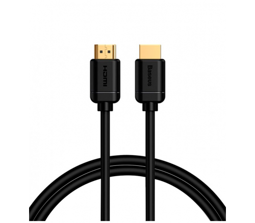 Кабель Baseus high definition Series HDMI To HDMI Adapter Cable 1m Black - фото 1