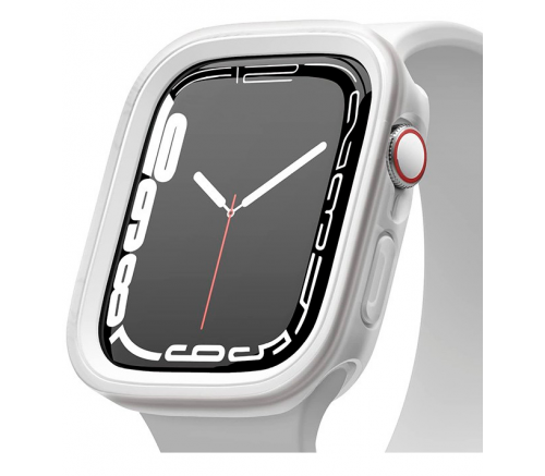 Ремешок Elago для Apple Watch 44/45 mm чехол DUO case Прозрачный/белый - фото 1