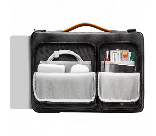Сумка Tomtoc для ноутбуков 13.5" сумка Defender Laptop Shoulder Bag A42 черный - фото 4