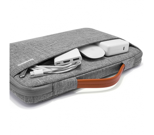 Сумка Tomtoc для ноутбуков 13.5" сумка Defender Laptop Handbag A22 Gray - фото 3