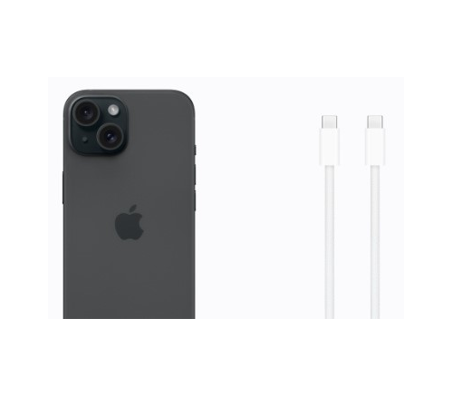 Apple iPhone 15, 256 ГБ, чёрный - фото 10