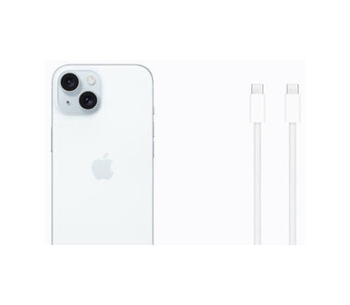 Apple iPhone 15, 128 ГБ, голубой - фото 10