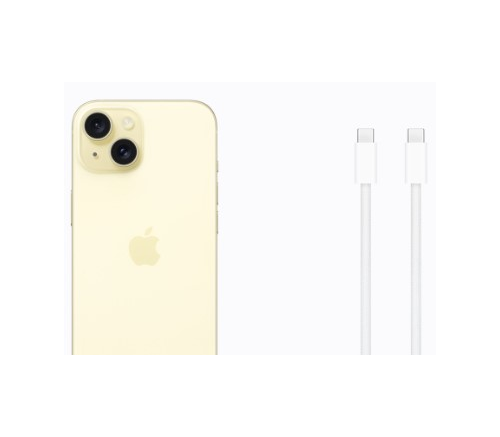 Apple iPhone 15, 128 ГБ, жёлтый - фото 10
