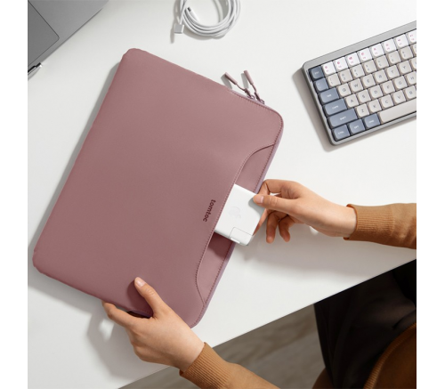 Сумка Tomtoc для ноутбуков 13.5" сумка TheHer Laptop Handbag A21 малиновый - фото 5