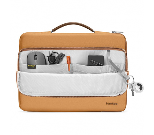 Сумка Tomtoc для ноутбуков 15.6" сумка Defender Laptop Handbag A14 бронзовый - фото 4