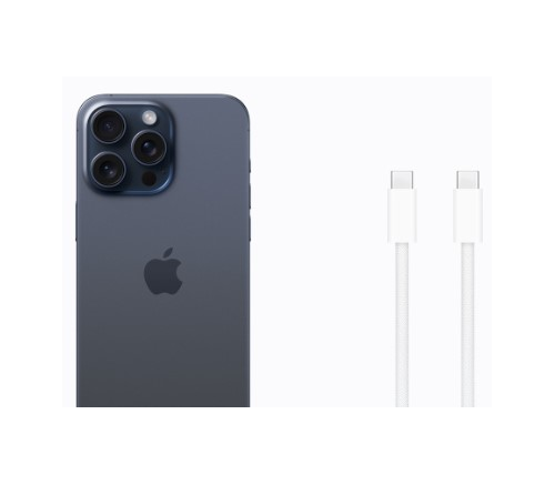 Apple iPhone 15 Pro Max, 256 ГБ, "синий титановый" - фото 11