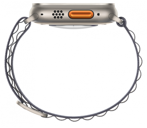 Apple Watch Ultra 2 2023, 49 мм, корпус из титана, ремешок Trail "оранжевый/бежевый" - фото 5