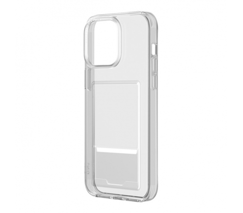 Чехол Uniq для iPhone 15 Air Fender ID (cardslot) Прозрачный - фото 2