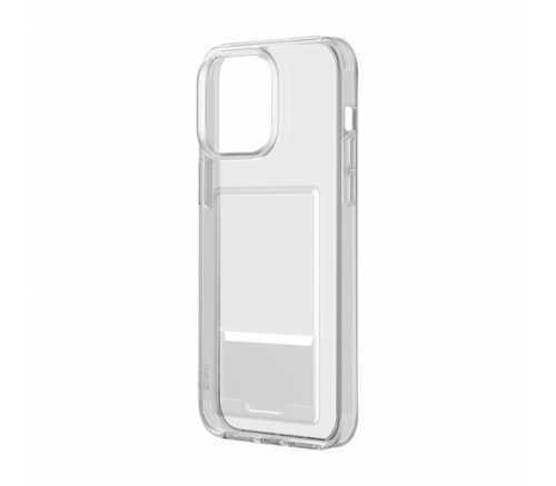 Чехол Uniq для iPhone 15 Pro Max Air Fender ID (cardslot) Прозрачный - фото 2