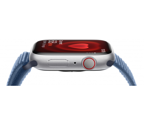 Apple Watch Series 9, 41 мм, алюминиевый корпус (PRODUCT)RED, спортивный ремешок красный (M/L) - фото 7