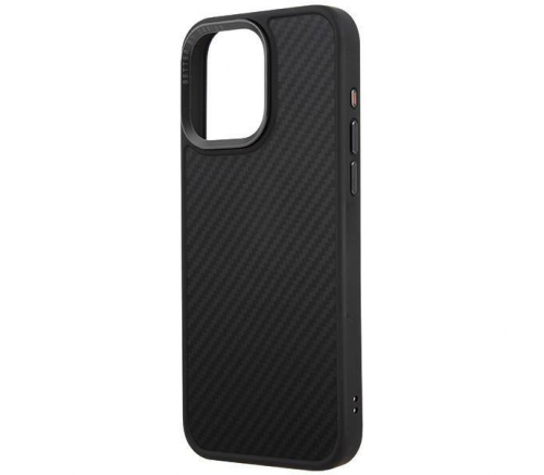 Чехол Uniq для iPhone 15 Pro KEVA Kevlar Черный (MagSafe) - фото 2