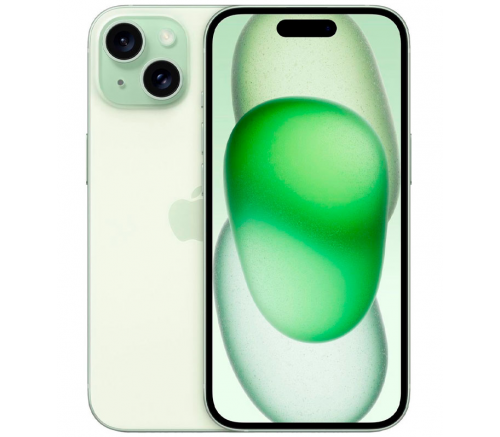 Apple iPhone 15, 256 ГБ, зелёный - фото 1