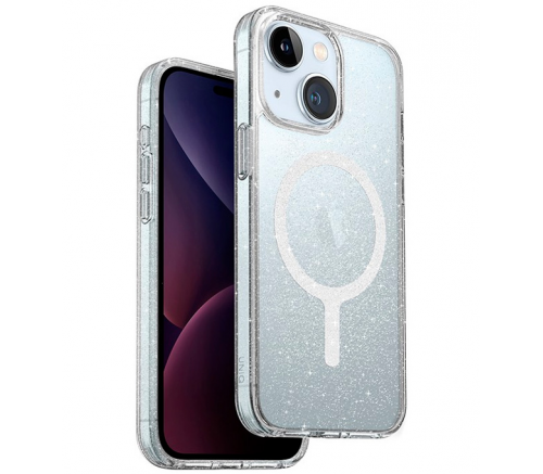 Чехол Uniq для iPhone 15 Lifepro Xtreme Мишура (MagSafe) - фото 1