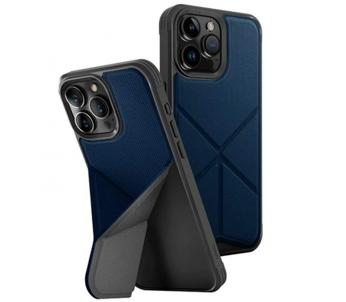 Чехол Uniq для iPhone 15 Pro Max Transforma Синий (MagSafe) - фото 1