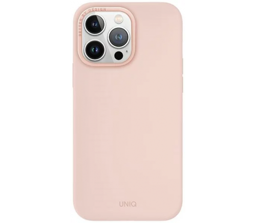 Чехол Uniq для iPhone 15 Pro Max LINO Розовый (Magsafe) - фото 3