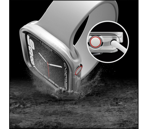 Ремешок Elago для Apple Watch 40/41 mm чехол DUO case Металлик/Темно-Серый - фото 2