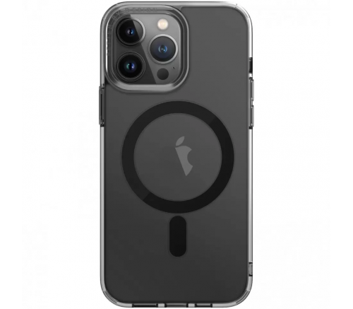 Чехол UNIQUE case TPU magnetic protective для iPhone 14 Pro Max (6.1), темно-прозрачный - фото 2