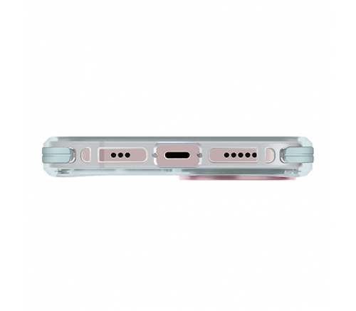 Чехол Uniq для iPhone 15 Combat DUO Синий/Розовый (MagSafe) - фото 3