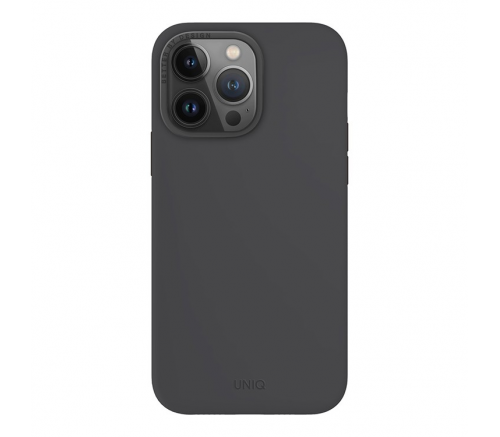 Чехол Uniq для iPhone 15 Pro LINO Серый (Magsafe) - фото 3