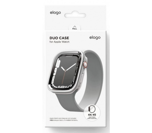 Ремешок Elago для Apple Watch 40/41 mm чехол DUO case Металлик/Темно-Серый - фото 3