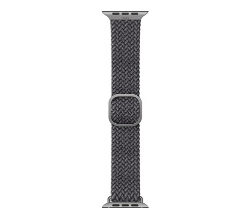 Ремешок Uniq для Apple Watch 41/40/38 mm ASPEN Strap плетеный серый - фото 4