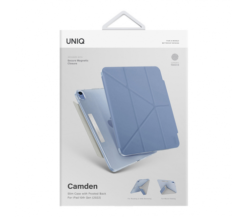 Чехол Uniq для iPad 10.9 (2022 10th Gen) Camden Северный Синий - фото 5
