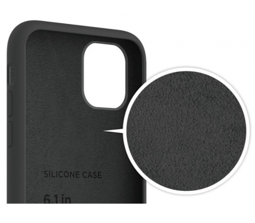 Чехол Elago для iPhone 11 Soft silicone case Черный - фото 4