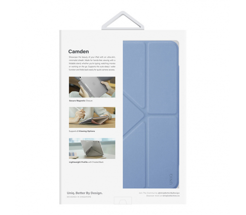 Чехол Uniq для iPad 10.9 (2022 10th Gen) Camden Северный Синий - фото 6