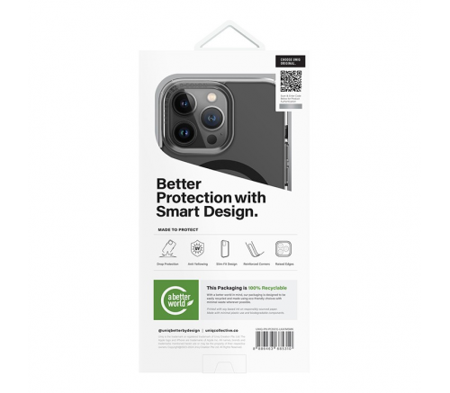 Чехол Uniq для iPhone 15 Pro Lifepro Xtreme AF Морозный дым (MagSafe) - фото 7