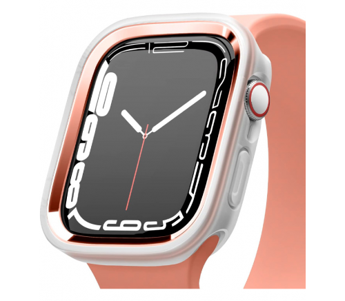 Ремешок Elago для Apple Watch 40/41 mm чехол DUO case Прозрачный/Розовое золото - фото 1