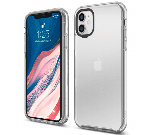 Чехол Чехол Elago для iPhone 11 Hybrid case (PC/TPU) Кристально чистый - фото 1