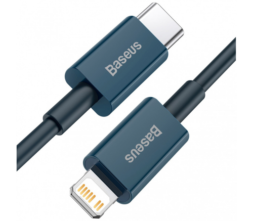 Кабель Baseus Superior Series Fast Charging Data Cable Type-C to iP PD 20W 1m Blue - фото 2