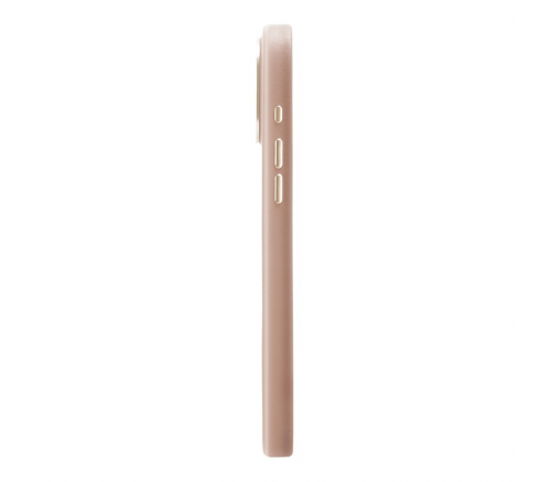 Чехол Uniq для iPhone 15 Pro COEHL MUSE Leatherette с ремешком Дасти телесный (MagSafe) - фото 2