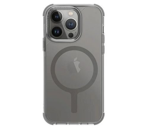 Чехол Uniq для iPhone 15 Pro Max Combat AF Морозно-серый (MagSafe) - фото 3