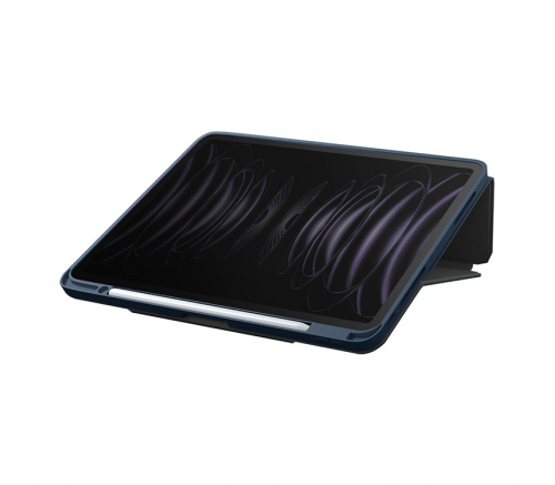 Чехол Uniq для iPad Pro 11 (2022/21) / Air 10.9 (2022/20) ROVUS Magnetic 360 Rotating Detachable синий - фото 3
