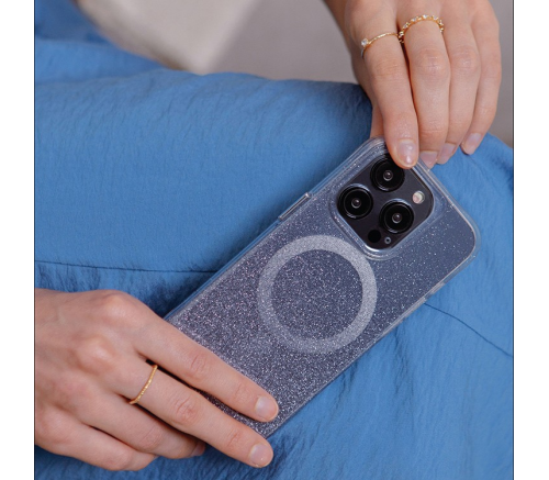 Чехол Uniq для iPhone 15 Pro Max COEHL Lumino Прусский синий (MagSafe) - фото 2