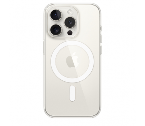 Прозрачный чехол с поддержкой MagSafe Apple Clear Case для iPhone 15 Pro - фото 2