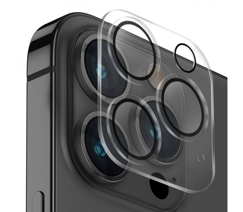 Чехол Uniq для iPhone 15 Pro набор Bundle 360 прозрачный MagSafe (Lifepro Xtreme +Optix glass +Camera len - фото 3