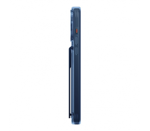 Чехол Uniq для iPhone 15 Pro Max Heldro Mount с Темно-синий подставкой - фото 5