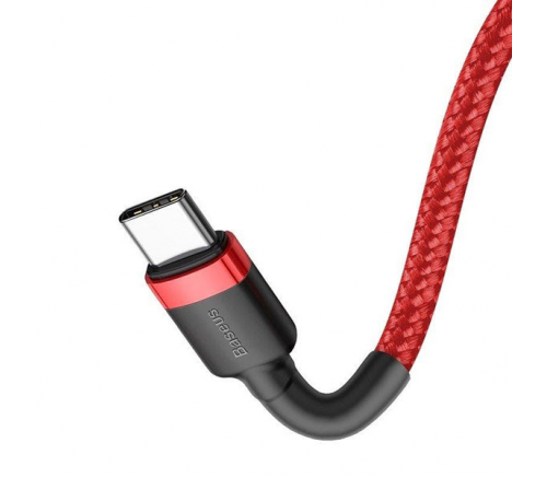 Кабель Baseus cafule Cable USB For Type-C 2A 2m Red+Red - фото 5
