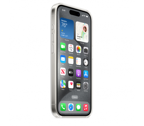 Прозрачный чехол с поддержкой MagSafe Apple Clear Case для iPhone 15 Pro - фото 4