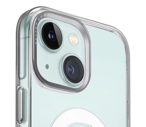 Чехол Uniq для iPhone 15 Calio Прозрачный (MagSafe) - фото 6